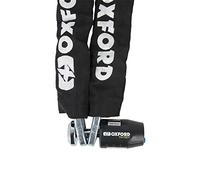 Oxford LK747 Patriot - Cadena y candado para motocicleta, color negro, 2 m