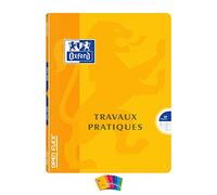 OXFORD Lot de 3 Cahiers Travaux Pratiques Polypro OPENFLEX Piqué 17 x 22 cm 80 Pages 90-120G SEYES/UNI