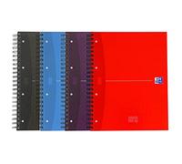 Oxford Lote de 15 cuadernos Europeanbook A4+ pequeños azulejos 5 mm 240 páginas Encuadernación integral portada tarjeta, colores surtidos