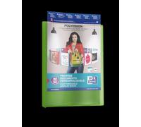 OXFORD Lote de 15 protectores de documentos Polyvision A4 60 vistas y 30 fundas para documentos, color verde
