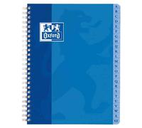 Oxford - Lote de 5 cuadernos directorio espiral 180 páginas A4 90 G Quad 5 X 5