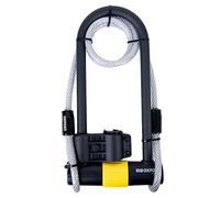 Oxford Magnum Ultra Strong - Candado en U para motocicleta (170 x 340 mm) con soporte y cable LK225