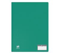 OXFORD Memphis A4 - Funda protectora para documentos (80 vistas y 40 fundas), color verde