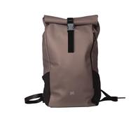 Oxford, Mochila Identity Off Road, Estilo Roll Top, 10 Compartimentos, 20L, PU Reciclado RPET, Color Marrón