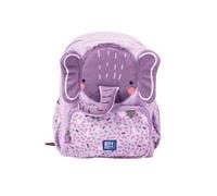 Oxford, Mochila Infantil 3 a 6 años, Niño/Niña, Tacto Suave Peluche, Lavable, Medidas 23 x 31 x 12 cm, Capacidad 8.5 L, Diseño Ellie Elefante