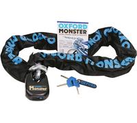 Oxford Monster Bloqueo de cadena, negro, Talla 120 cm