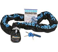 Oxford Monster Bloqueo de cadena, negro, Talla 150 cm