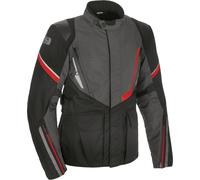 Oxford Montreal 4.0, chaqueta textil impermeable M male Negro/Gris Oscuro/Rojo