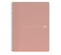 Oxford My Rec'Up - Cuaderno de espiral (A4, 180 páginas, cartón reciclado), color rosa