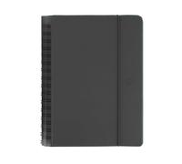 Oxford MyFab, Agenda 2025 Semana Vista, A5, Incluye Funda con Tapa Extradura y Recambio con Espiral, Español, Color Negro
