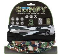 Oxford NW123 Comfy Camo Sombreros, Negro/Blanco, Talla única