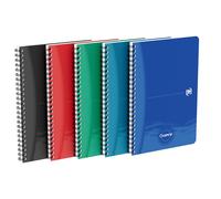 Oxford Oceanis - Cuaderno de espiral (A5, 5 unidades, plástico reciclado del mar