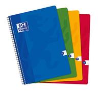 Oxford Office 100102988 - Cuaderno (5 unidades, 21 x 29,7 cm, 180 páginas, papel cuadriculado)