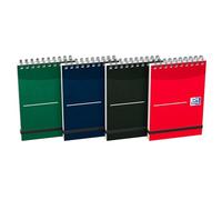 Oxford Office Essentials 400033667 - Cuaderno de espiral (A7, 10 unidades, 125 x 200 mm y 90 x 140 mm), varios colores