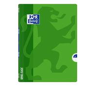 Oxford OpenFlex - Cuaderno seyès, Polipropileno, color verde 17 x 22 cm