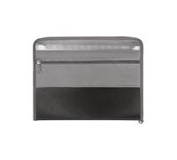 Oxford - Organizador de archivos expandible A4, bolsa de almacenamiento de documentos con 13 bolsillos, color gris