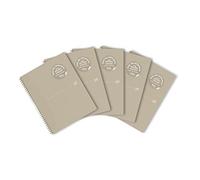 OXFORD Origins - Cuaderno de cartón A4+ con doble espiral (5 x 5 x 140 páginas, compatible con SCRIBZEE, 5 unidades)