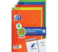 Oxford, Pack de 5 Cuadernos, Malva/Fucsia/Rojo/Naranja/Verde