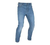 Oxford Original Approved AA Jeans Straight Pantalones de Mezclilla Protectores para Motocicleta, Mediados De Azul, 32W / 32L para Hombre