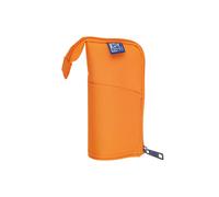 Oxford Pencil Case Stand Up Pen Holder with Zip Pen Bag Orange, Orange, 20,5 x 1