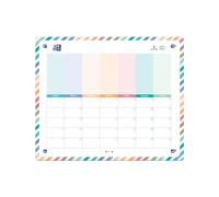 Oxford Planificador Semanal/Mensual Magnético con 3 Rotuladores y Set de Imanes, Colección Colorblock