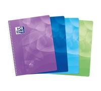 Oxford Polypro - Lote de 5 libretas de espiral, color Aleatorio 24 X 32