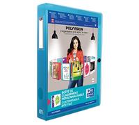 Oxford Polyvision (M100 200 140) Caja para guardar documentos (polipropileno, capacidad hasta 40 mm, 240 x 320 mm), color azul