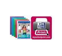 Oxford Portadocumentos, 40 bolsillos, 80 vistas, color aleatorio