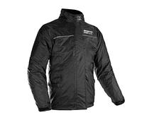 Oxford Products Rainseal Over Jacket Equipo de motocicleta para clima húmedo, negro, L, Negro, L