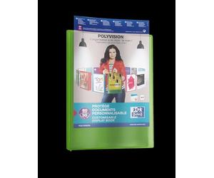 OXFORD Protection ge-Documents Polyvision A4 60 carpetas / 30 fundas de Polypro Verde