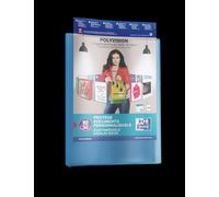 Oxford - Protectores de documentos de Polyvision A4 para 60 vistas/30 fundas, cubierta de polipro, color azul