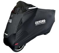 Oxford Protex Stretch-Fit Outdoor MP3 Cubierta de la motocicleta, negro