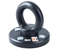 Oxford Rota-Force - Anclaje de tierra (LK400). Se vende oro seguro, motocicleta, negro