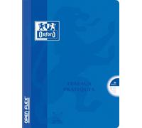 Oxford Scolaire 400019621 Cuaderno grapado 170 x 220 80 páginas, rayado y liso 90 g/120 g (Random Color)