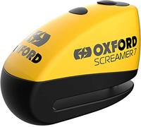 Candado de disco con alarma oxford screamer 7 para moto repuestos ciclomotor
