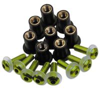 Oxford Screen Shield Tornillos de reemplazo, Oro, Talla única