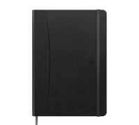 Oxford Signature, Cuaderno A5 a Rayas, Tapa Extradura Cosida, 80 Hojas, Color Negro, 400154943