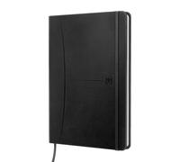 Oxford Signature, Cuaderno A5 Hojas Blancas, Tapa Extradura Cosida, 80 Hojas, Color Negro