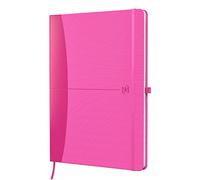Oxford Signature - Libreta (DIN A5, a rayas, 80 hojas), color fucsia