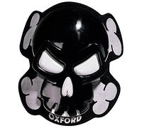 Oxford Skull Cursori del ginocchio, Nero, Unica Taglia
