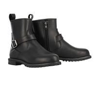 Oxford Sofia Impermeable Mujeres Corto Cuero Moto Motocicleta Botas Negro