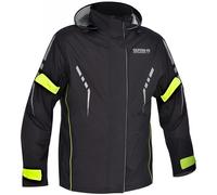 Oxford Stormseal Chaqueta de lluvia moto, negro-amarillo, tamaño S para Hombres
