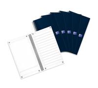Oxford Task Manager - Cuaderno con espiral (230 páginas, 5 unidades), color azul