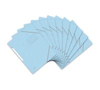 Oxford Top File 400116359 - Carpeta de cartón (tamaño A4, 10 unidades), color azul pastel
