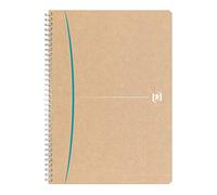 Oxford Touareg A4 - Cuaderno reciclado espiral (21 x 29,7 cm, azulejos grandes, 180 páginas, 5 unidades)