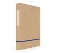 Oxford Touareg - Caja de clasificación con goma elástica, cubierta de tarjeta reciclada, Colores surtidos, 24 x 32 cm, lomo 40 mm, 1 unidad