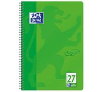 Oxford Touch - Bloc de notas (A4, con doble margen, 80 hojas), color verde