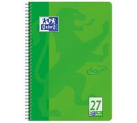 Oxford Touch - Bloc de notas (A4, con doble margen, 80 hojas), color verde Indiv