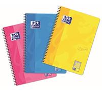 Oxford Touch - Cuaderno (A4, cuadriculado, 80 hojas, 10 unidades)