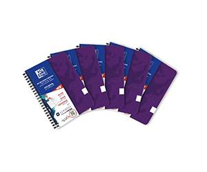 Oxford Touch Notebook A5+ - Funda de doble espiral (180 páginas, 5 unidades)